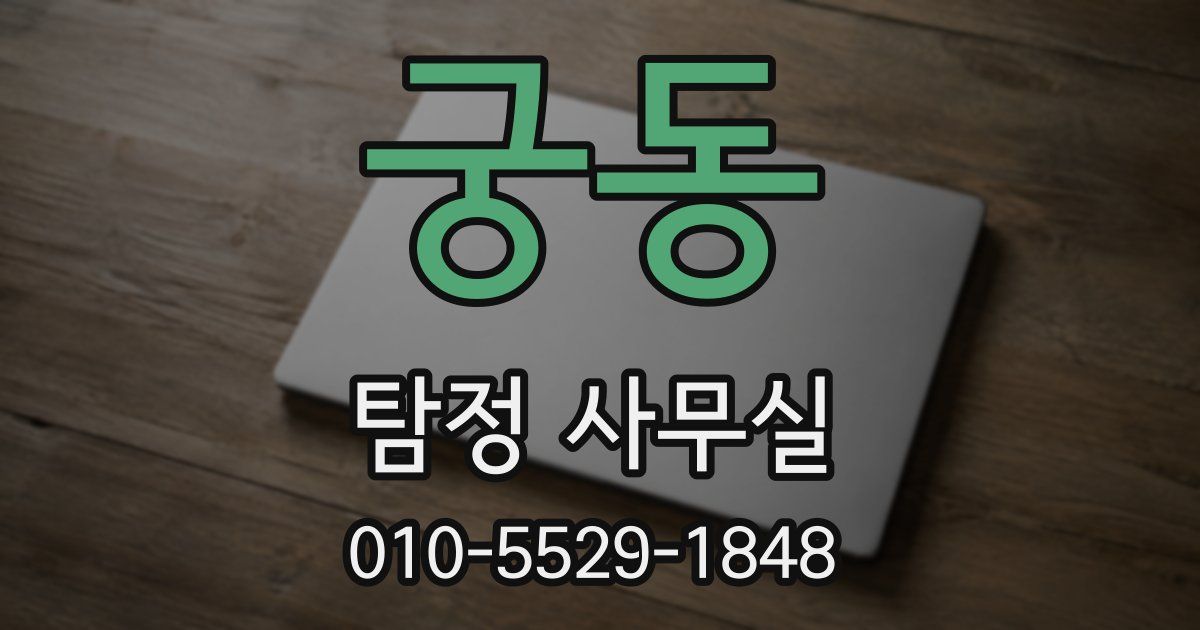궁동 탐정 사무실