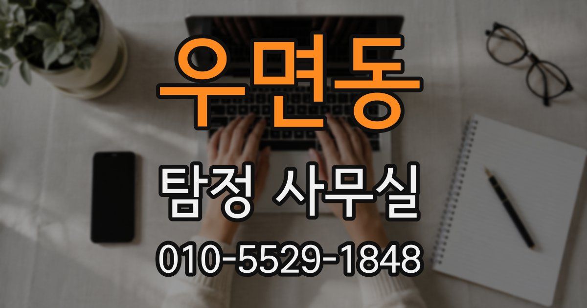 우면동 탐정 사무실