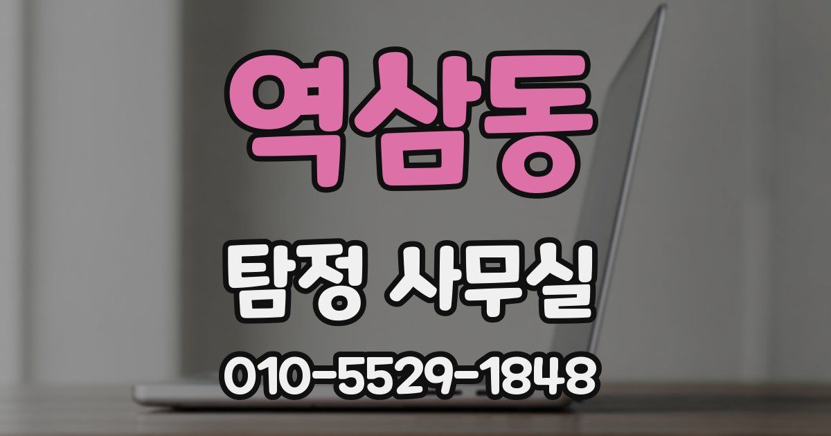 역삼동 탐정 사무실