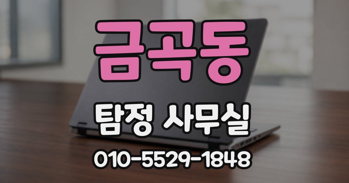 금곡동 탐정 사무실