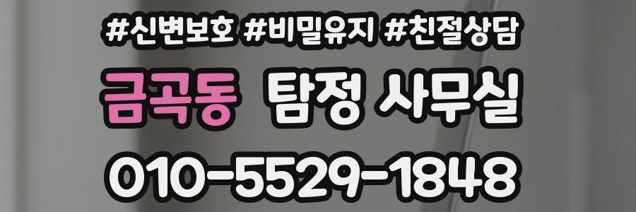 금곡동 탐정 사무실