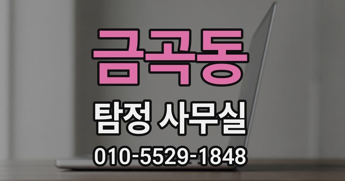 금곡동 탐정 사무실