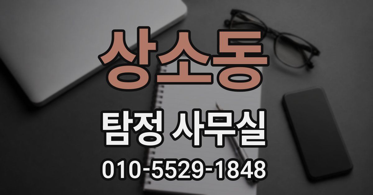 상소동 탐정 사무실