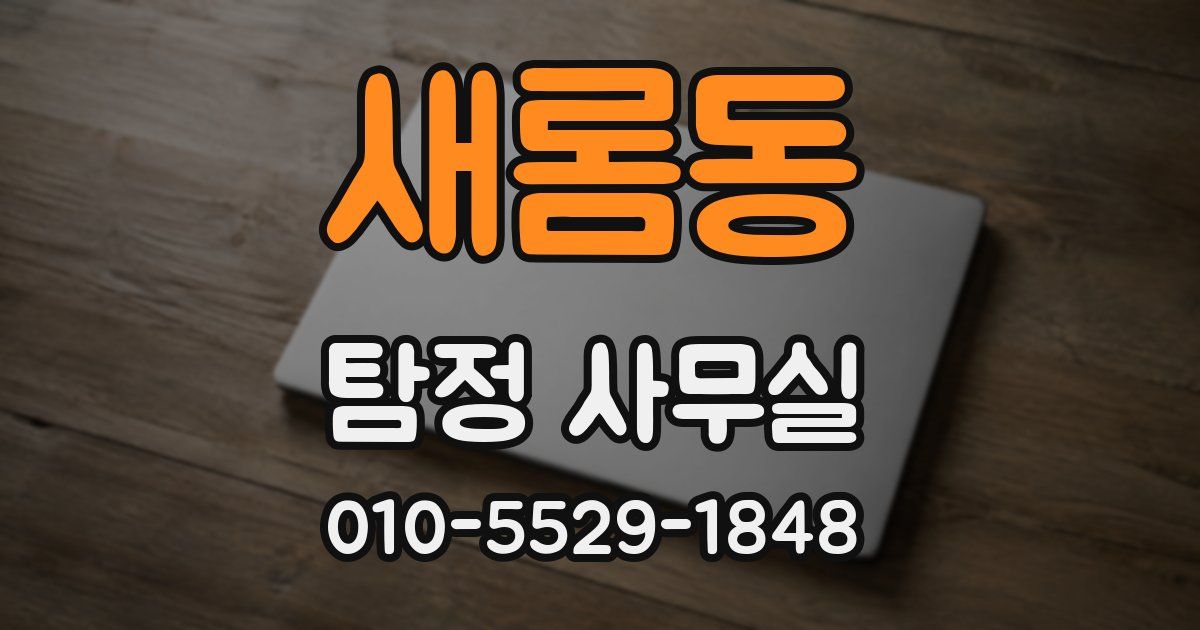 새롬동 탐정 사무실