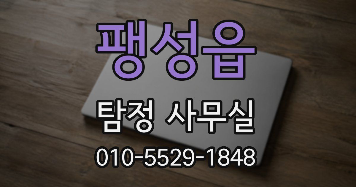팽성읍 탐정 사무실