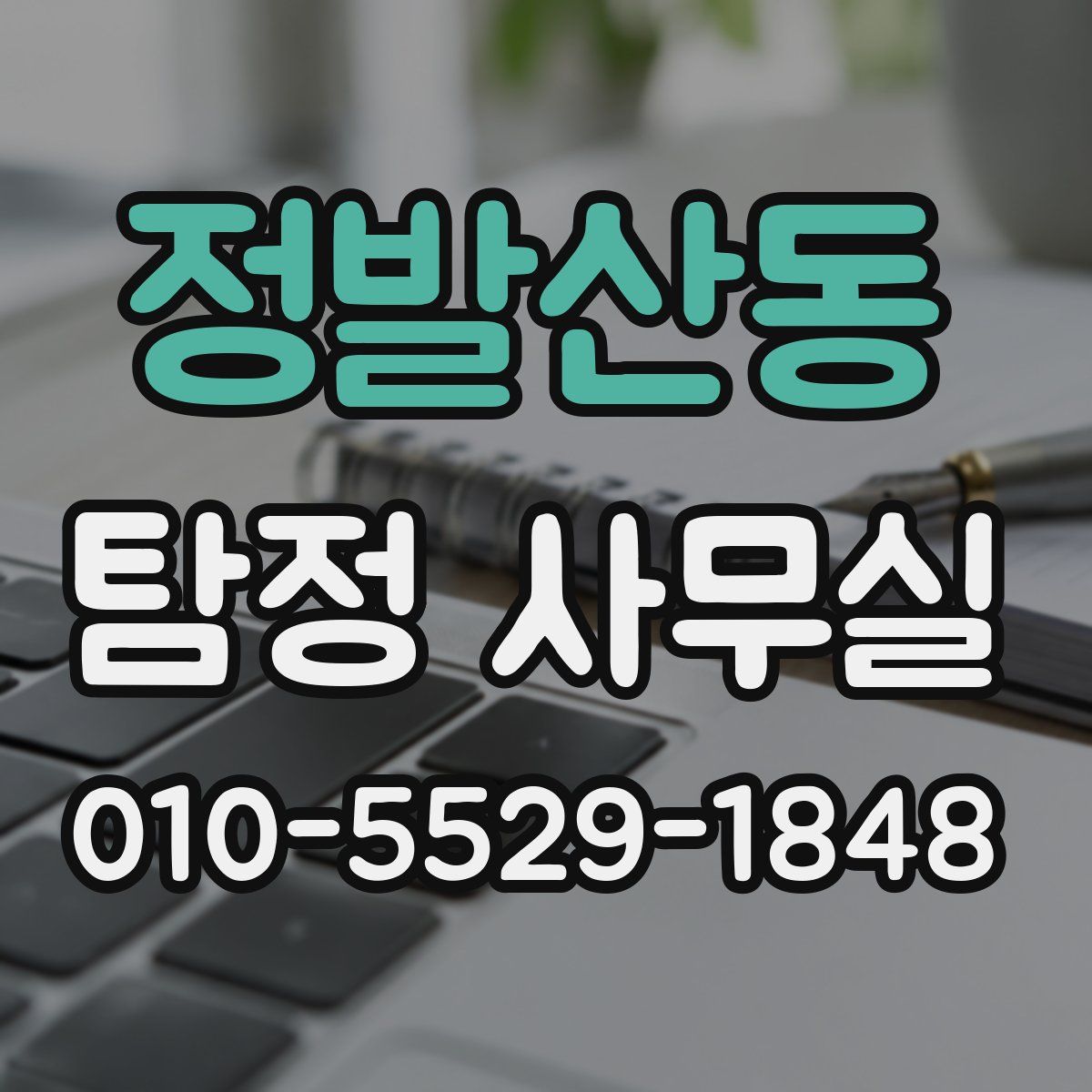 정발산동 탐정 사무실