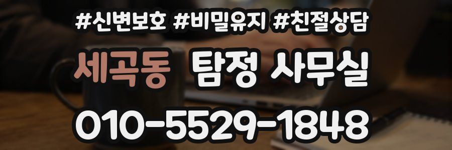 세곡동 탐정 사무실