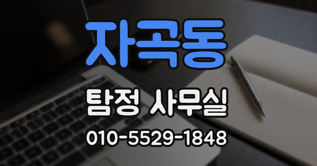 자곡동 탐정 사무실