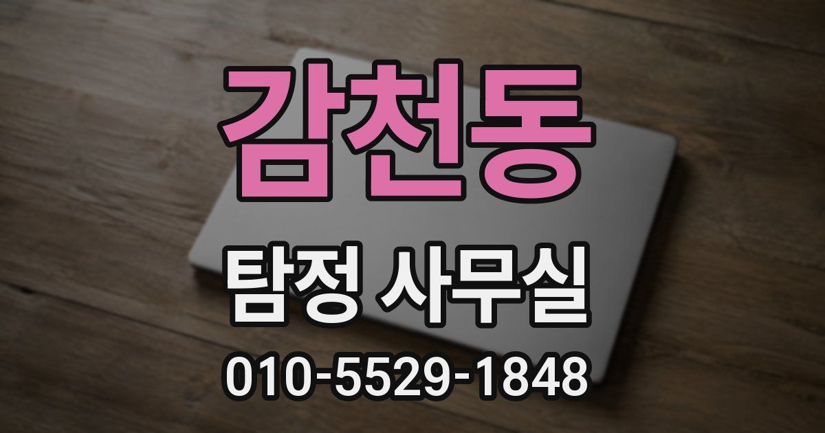 감천동 탐정 사무실