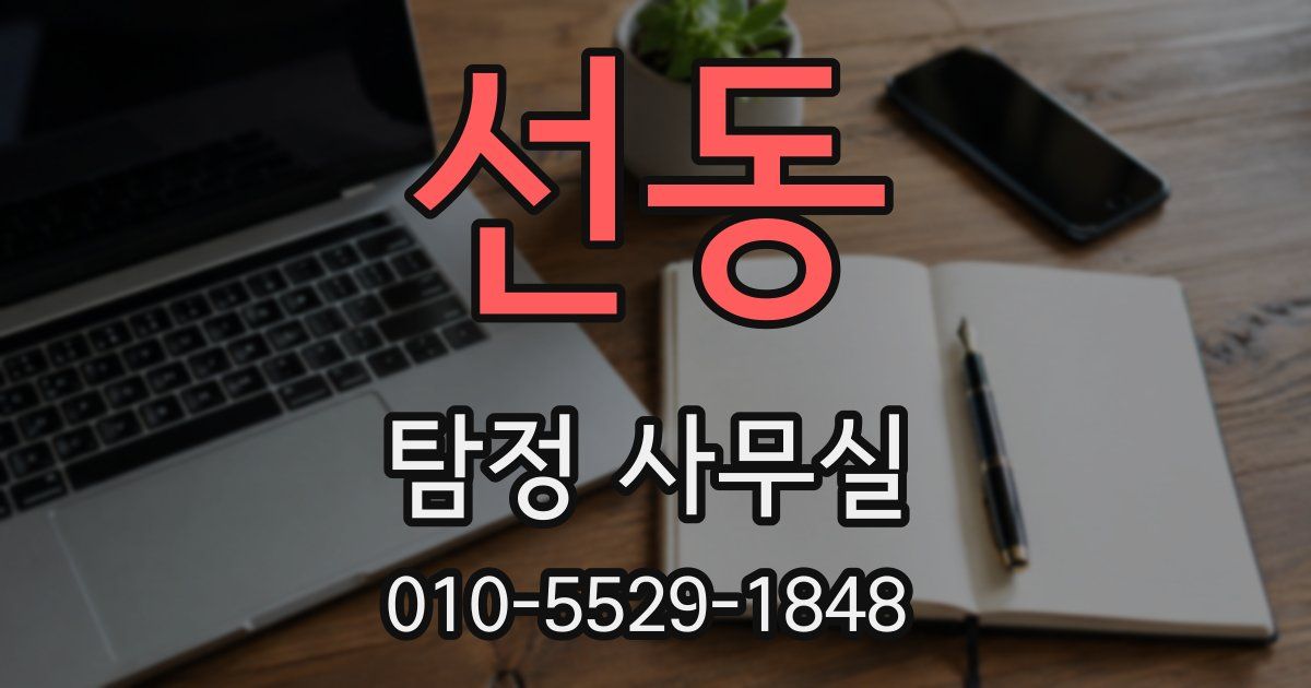 선동 탐정 사무실