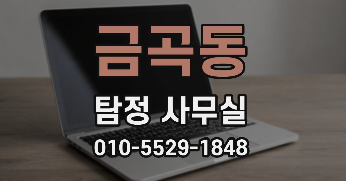 금곡동 탐정 사무실
