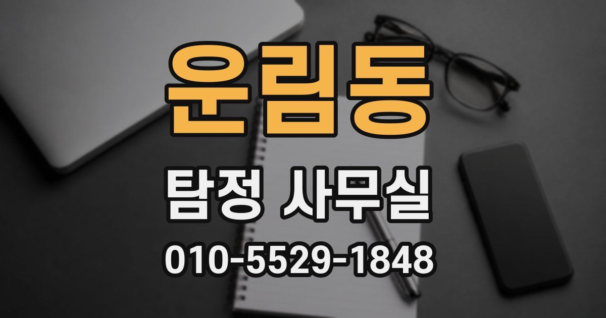 운림동 탐정 사무실