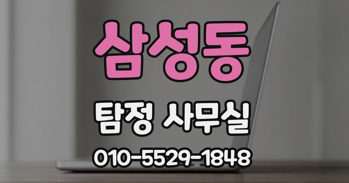 삼성동 탐정 사무실