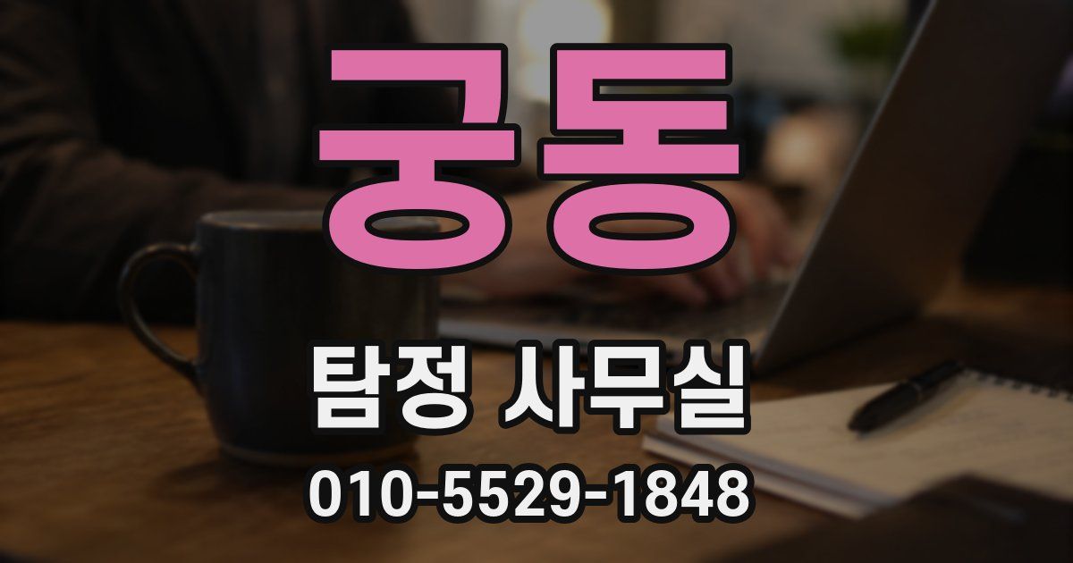 궁동 탐정 사무실