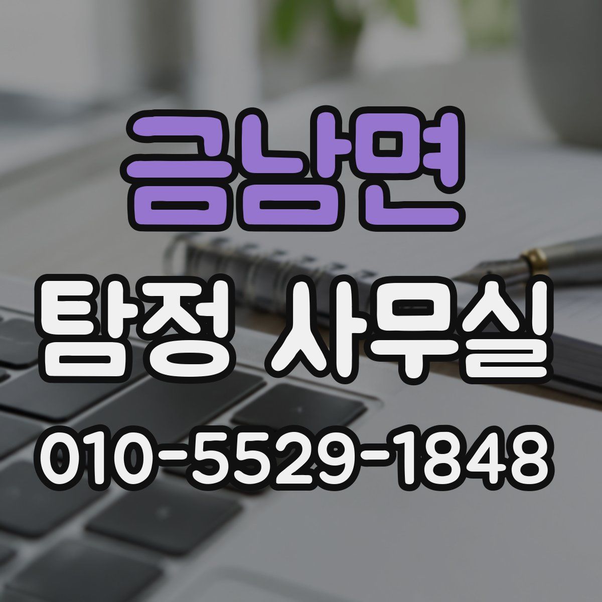 금남면 탐정 사무실