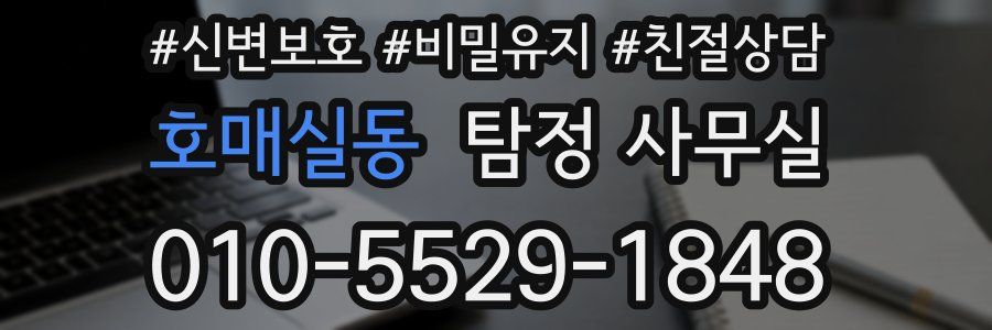 호매실동 탐정 사무실