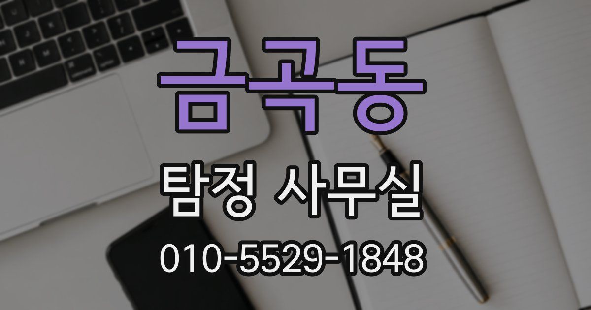 금곡동 탐정 사무실