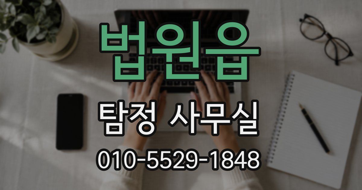 법원읍 탐정 사무실