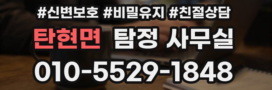 탄현면 탐정 사무실