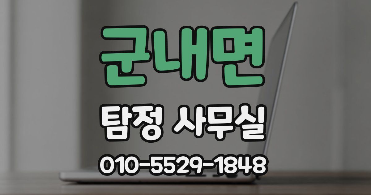 군내면 탐정 사무실
