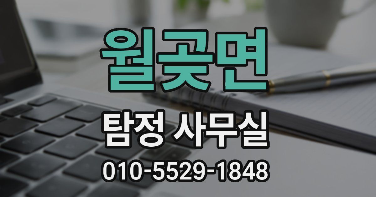 월곶면 탐정 사무실