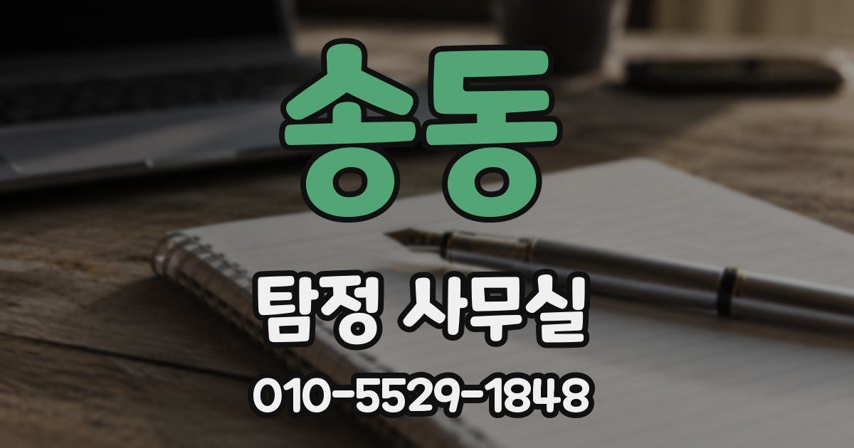송동 탐정 사무실