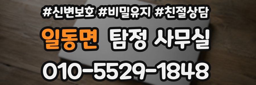 일동면 탐정 사무실