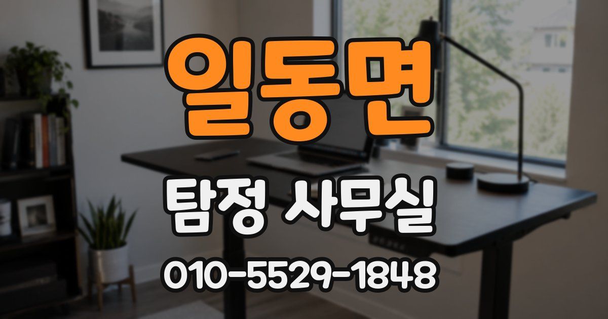 일동면 탐정 사무실