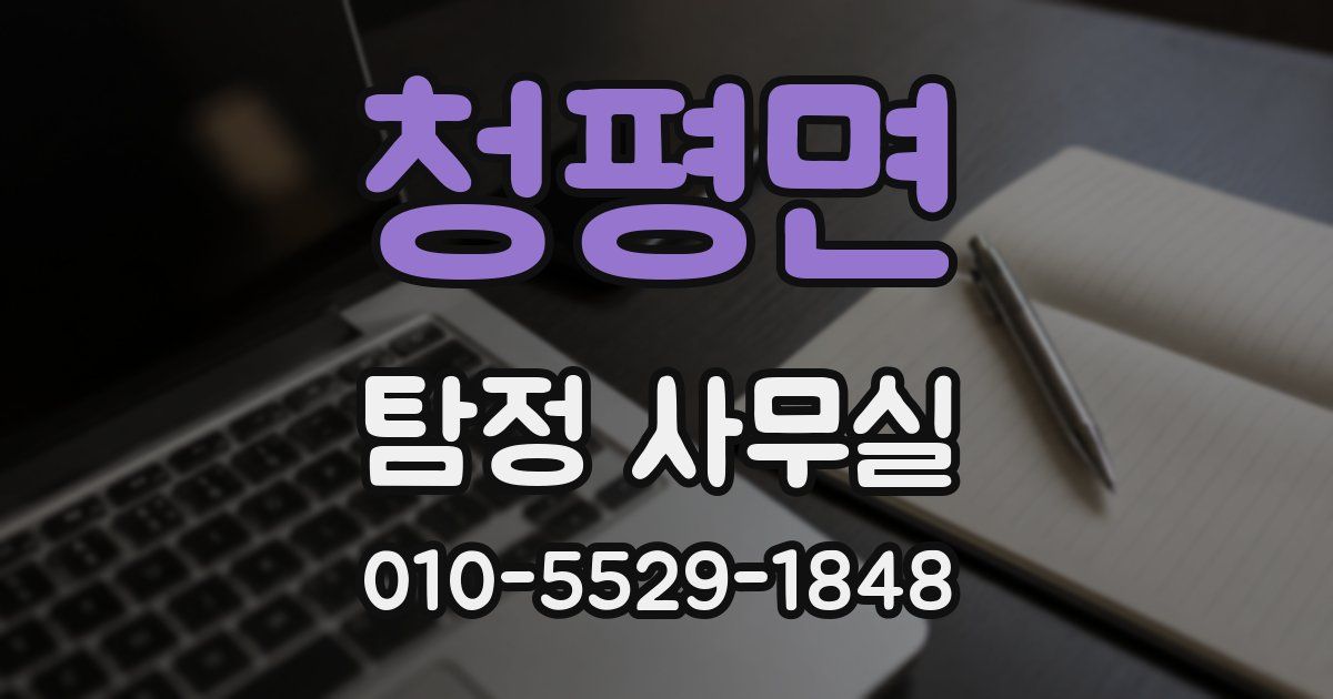 청평면 탐정 사무실