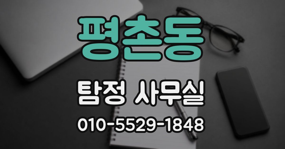 평촌동 탐정 사무실