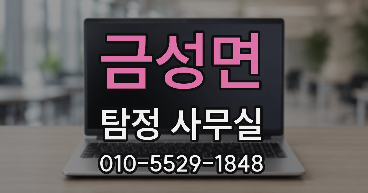금성면 탐정 사무실