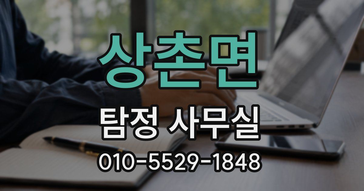상촌면 탐정 사무실