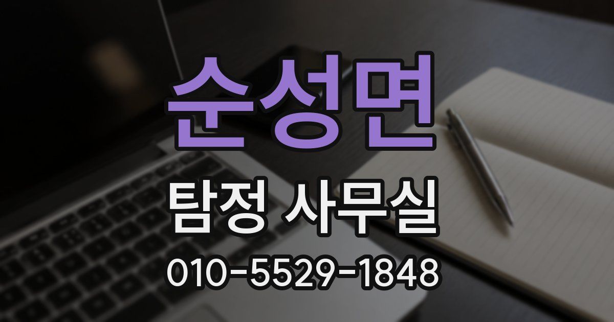순성면 탐정 사무실