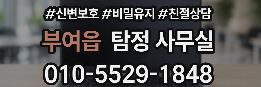 부여읍 탐정 사무실