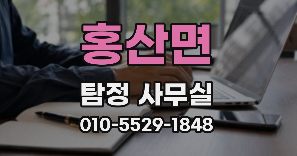 홍산면 탐정 사무실