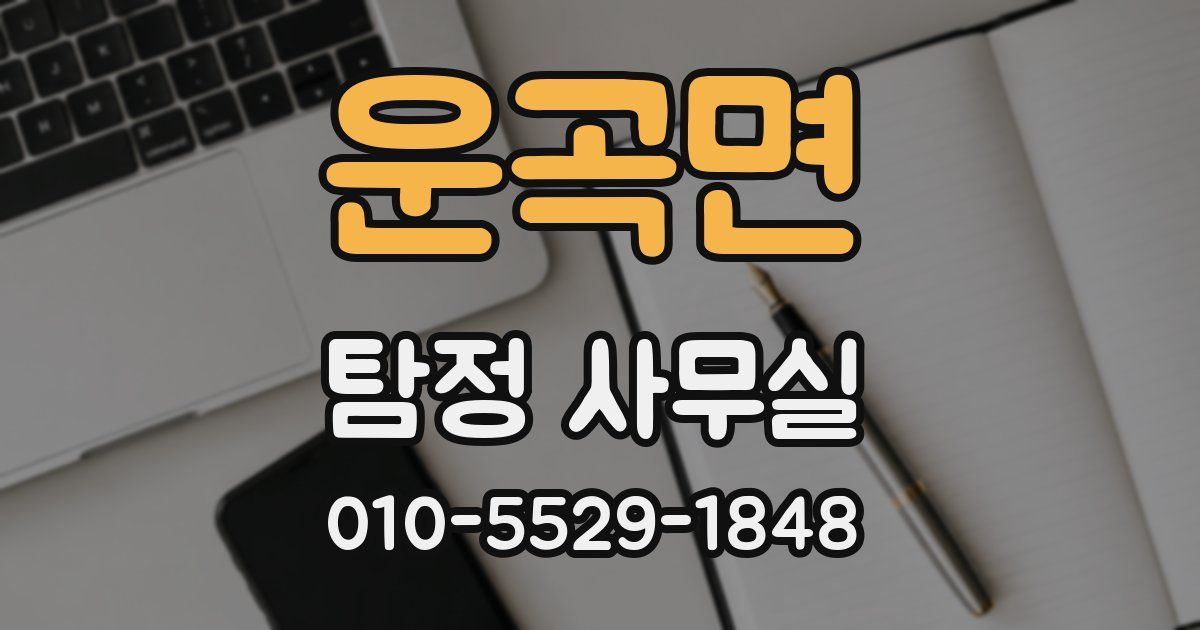 운곡면 탐정 사무실