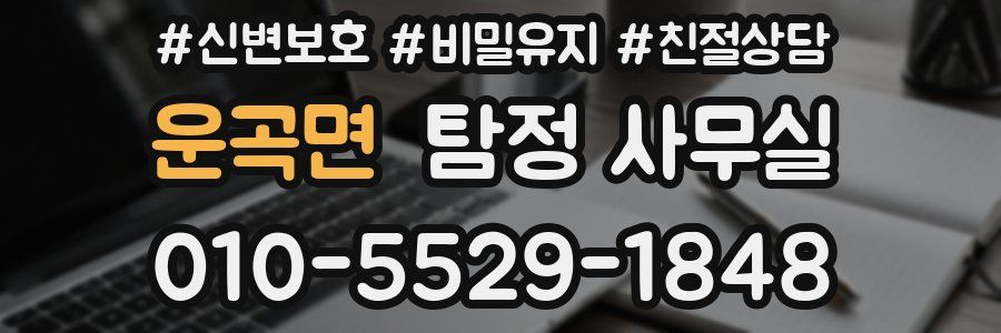 운곡면 탐정 사무실