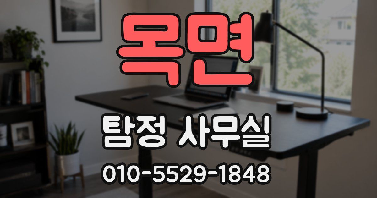 목면 탐정 사무실