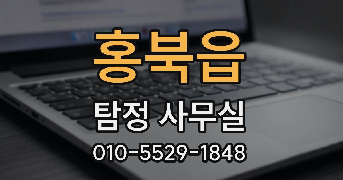 홍북읍 탐정 사무실