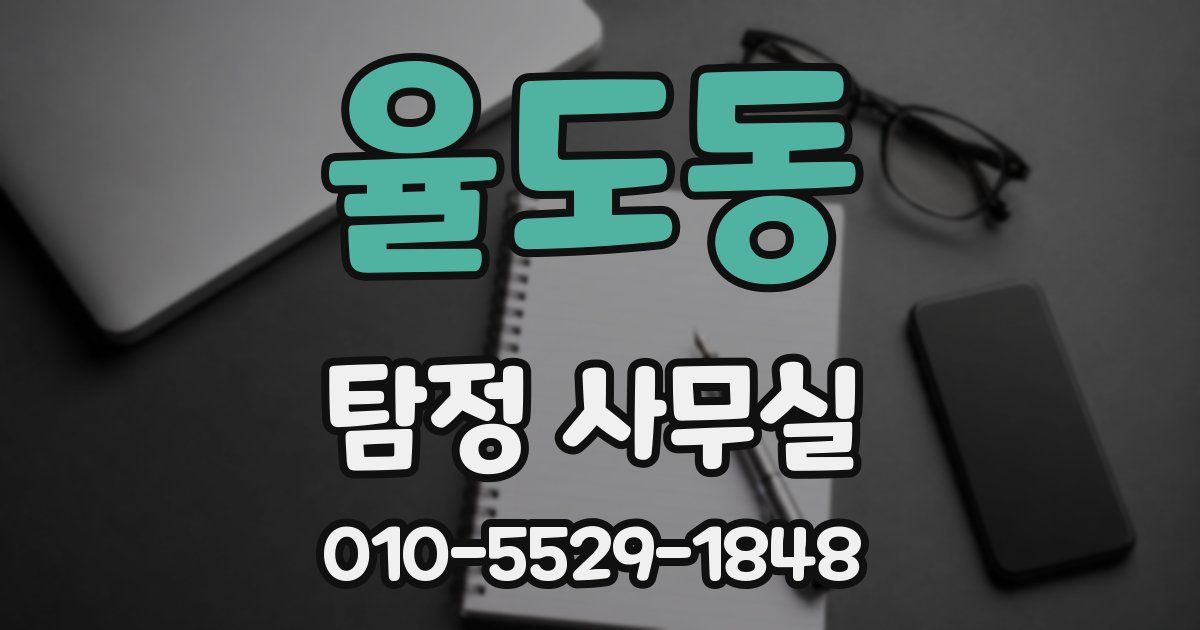 율도동 탐정 사무실
