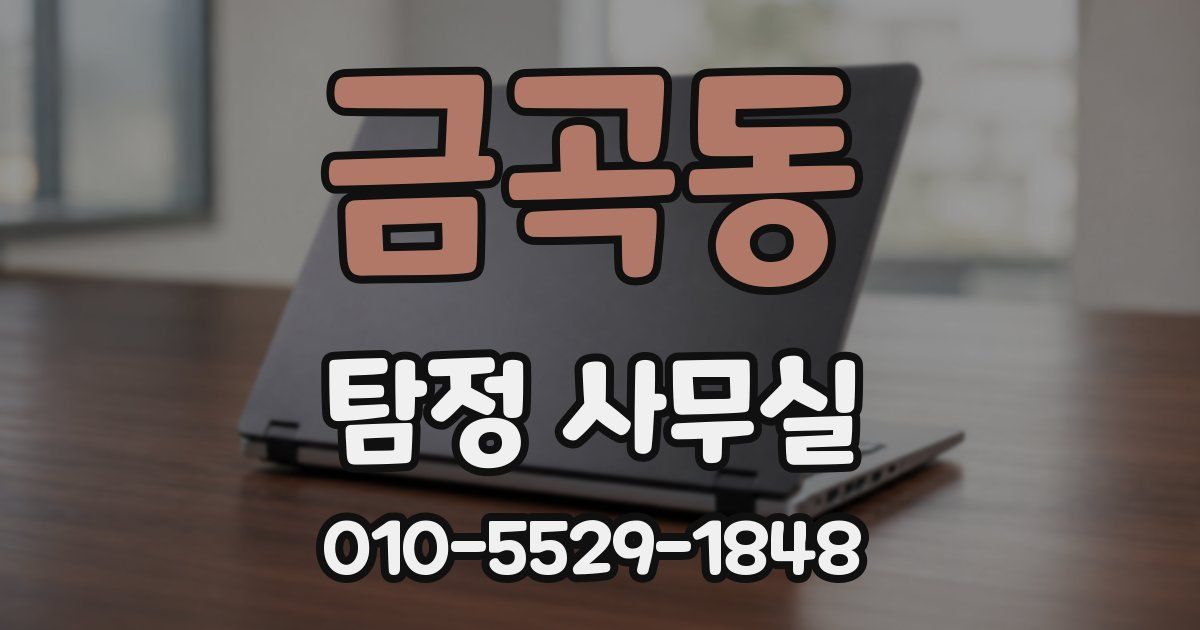 금곡동 탐정 사무실