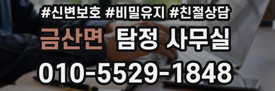 금산면 탐정 사무실