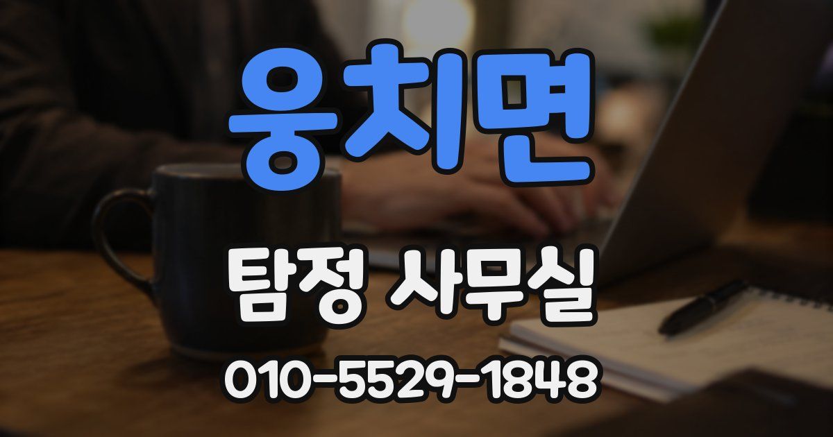 웅치면 탐정 사무실