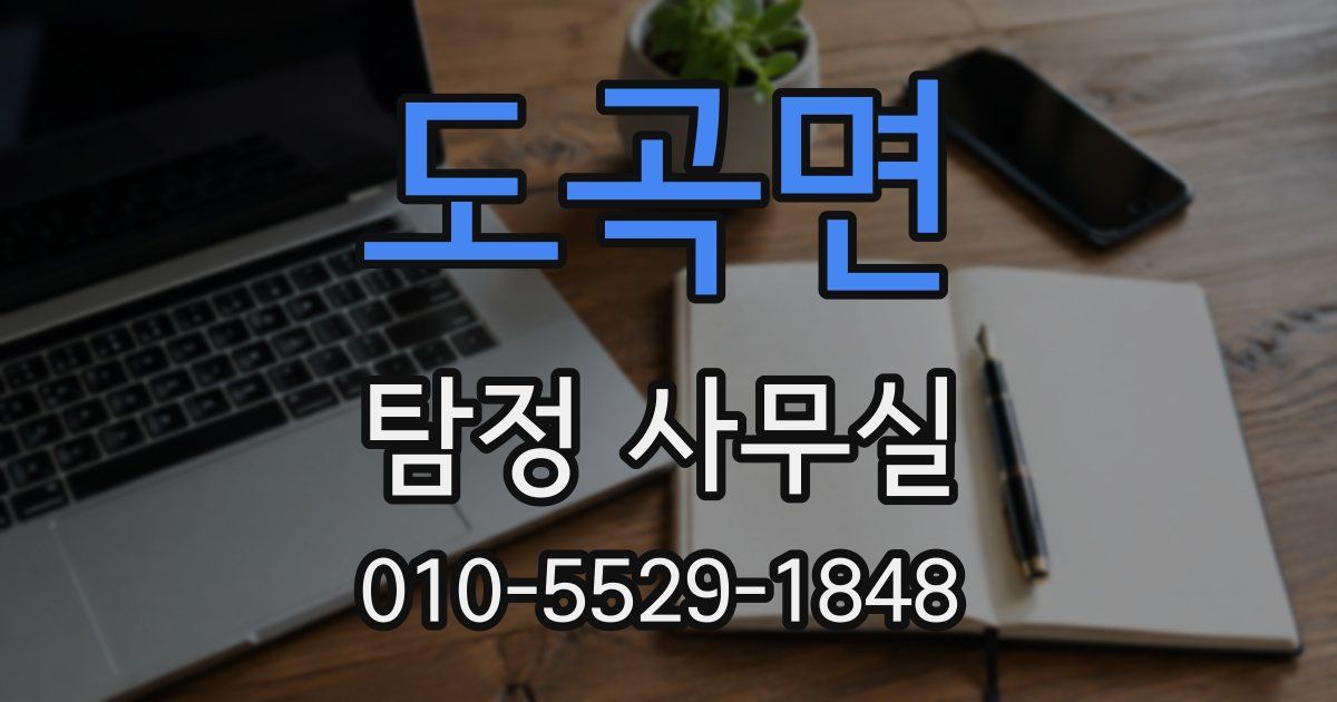 도곡면 탐정 사무실