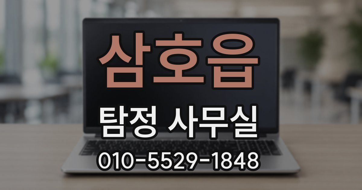 삼호읍 탐정 사무실