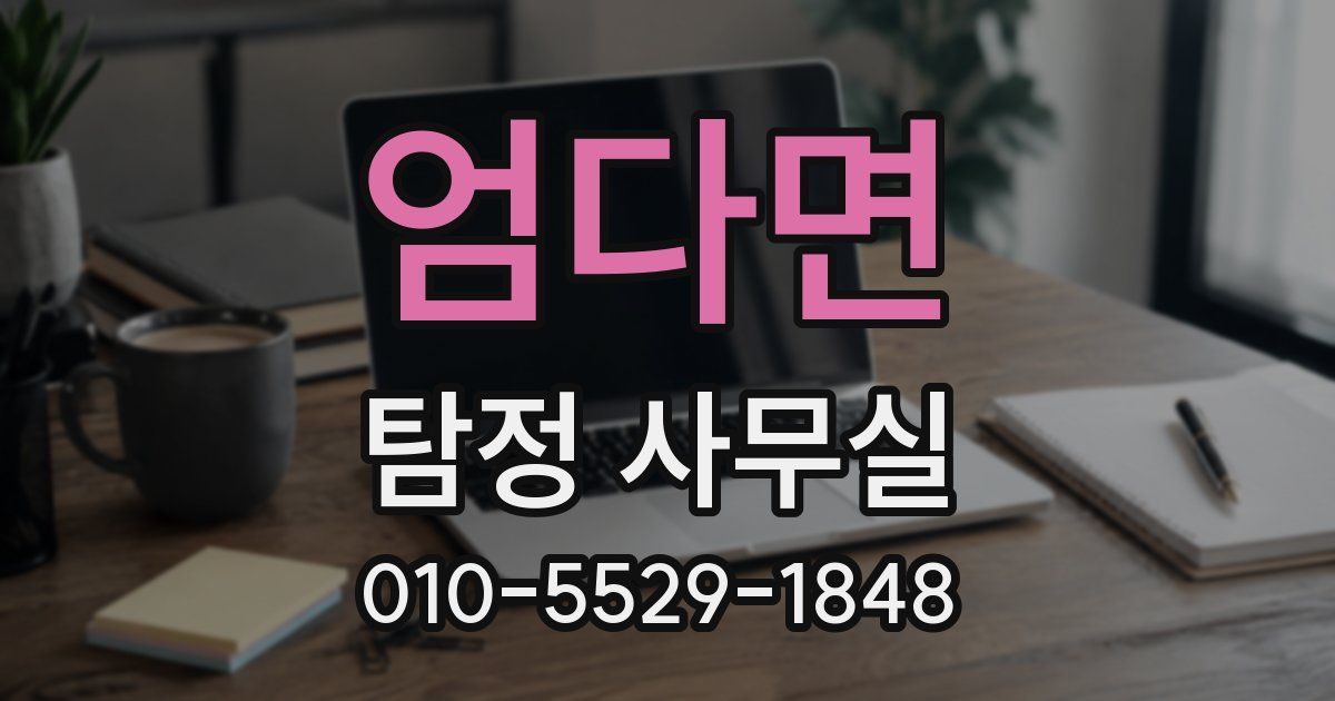 엄다면 탐정 사무실