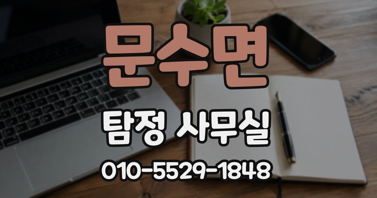 문수면 탐정 사무실