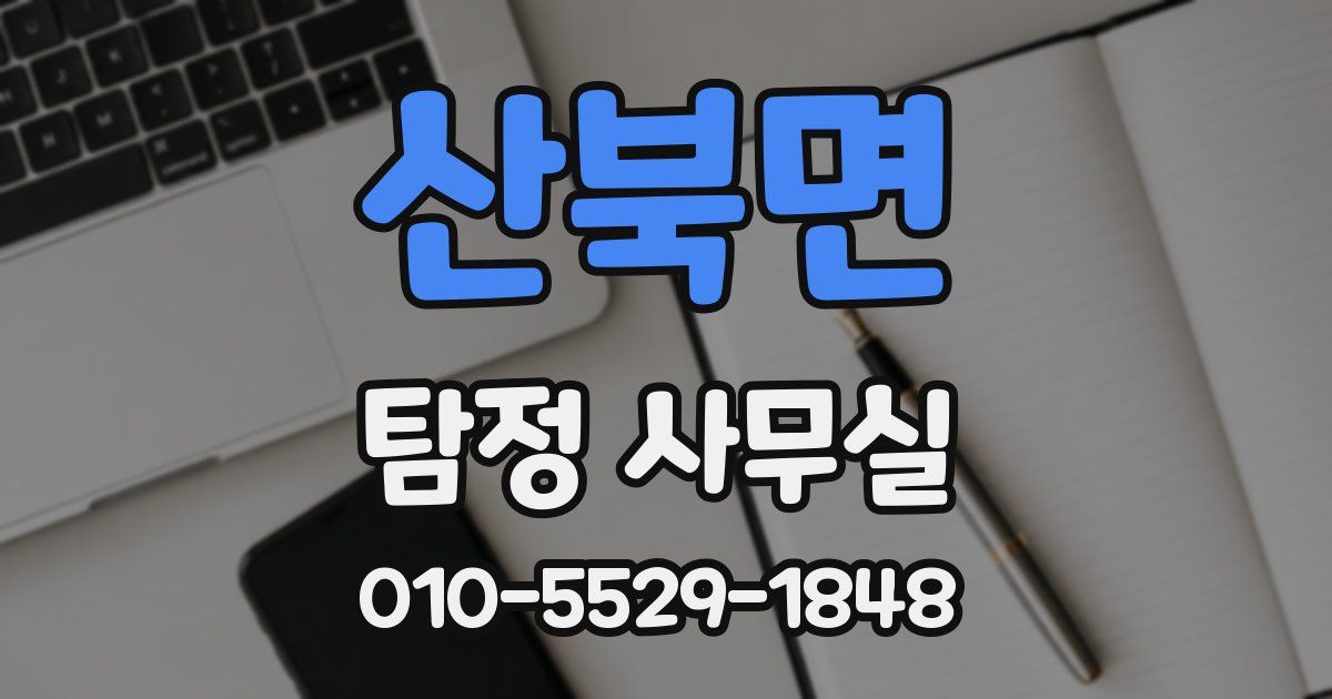 산북면 탐정 사무실