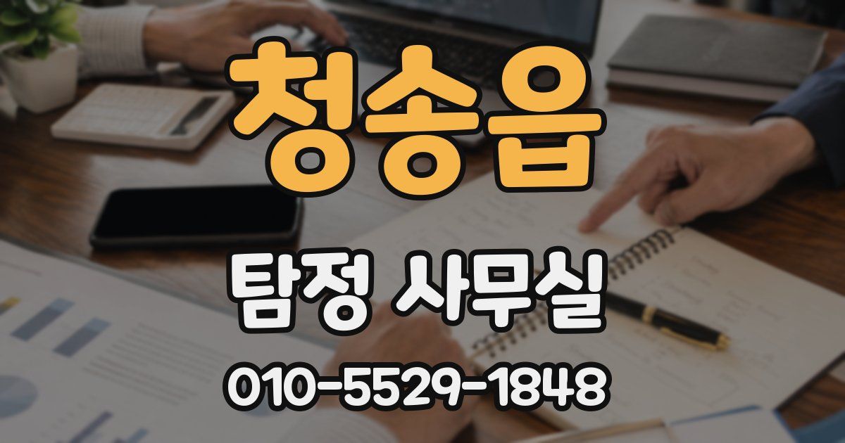 청송읍 탐정 사무실
