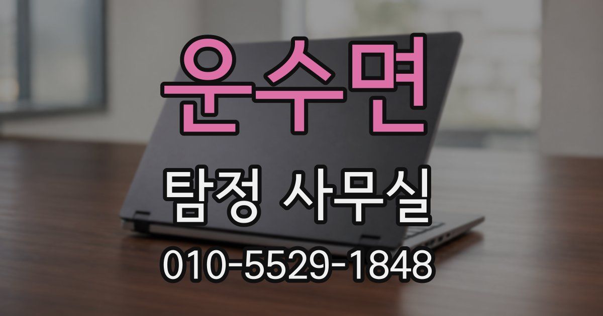 운수면 탐정 사무실